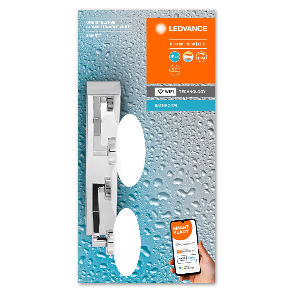 LED nástenné svietidlo 12W IP44 6500K 110° – nástenné LED svietidlo LEDVANCE