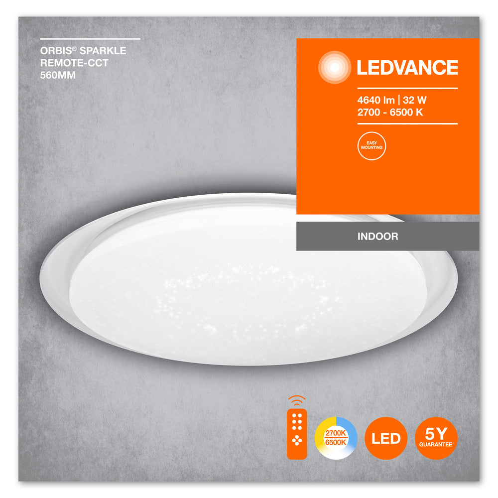 LED stropné svietidlo 38W IP20 6000K 120° – stropné LED svietidlo LEDVANCE