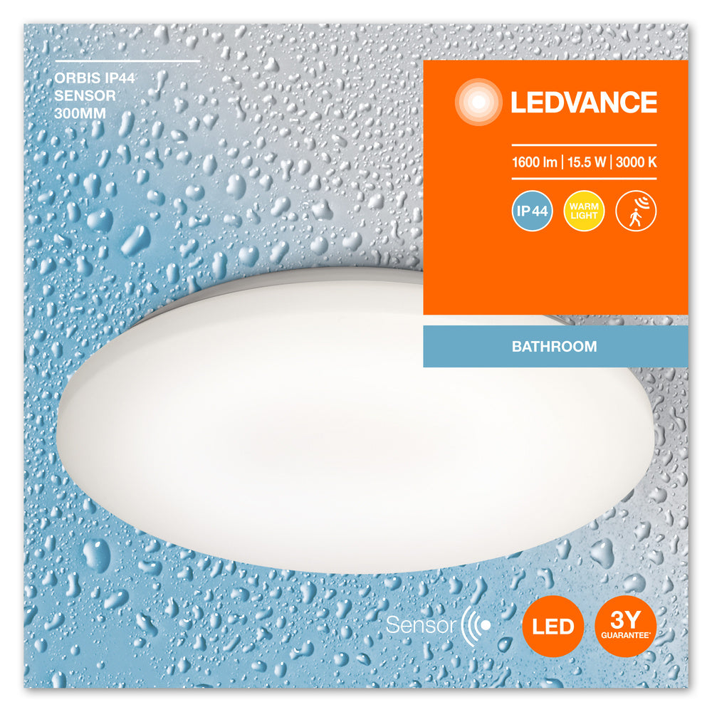 LED stropné svietidlo 15.50W IP44 3000K 120° – stropné LED svietidlo LEDVANCE