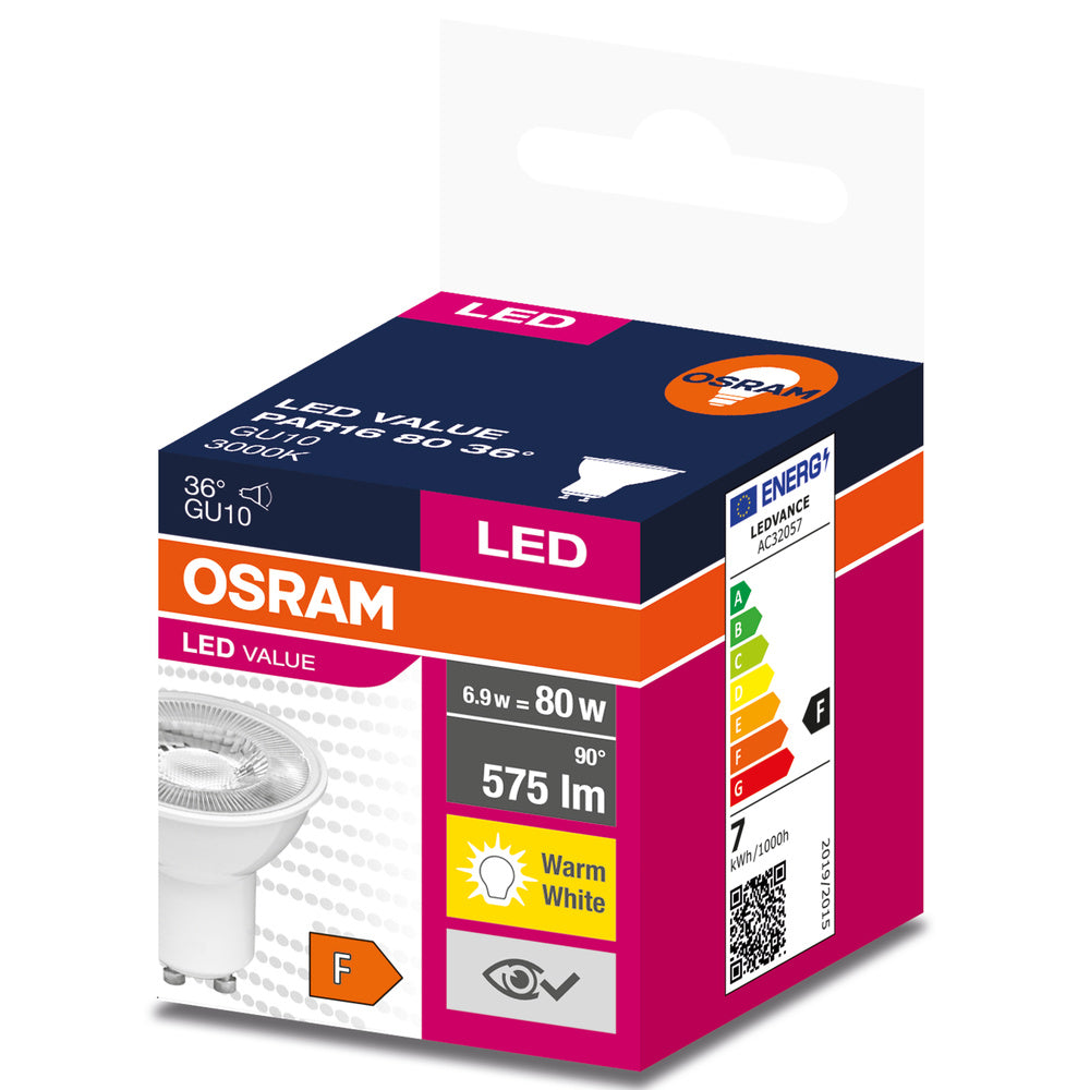 LED downlight 6.9W IP20 3000K 36° – zápustné LED svietidlo OSRAM