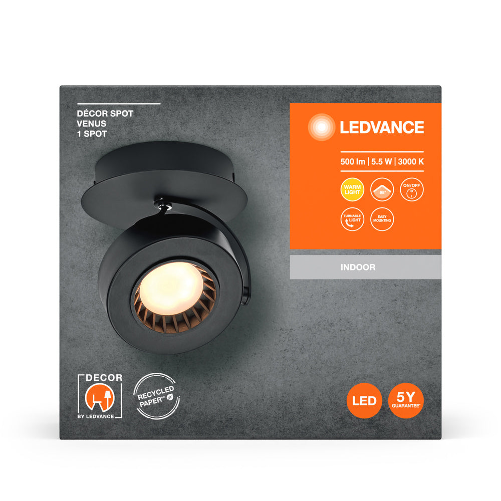 LED downlight 5.50W IP20 3000K 95° – zápustné LED svietidlo LEDVANCE