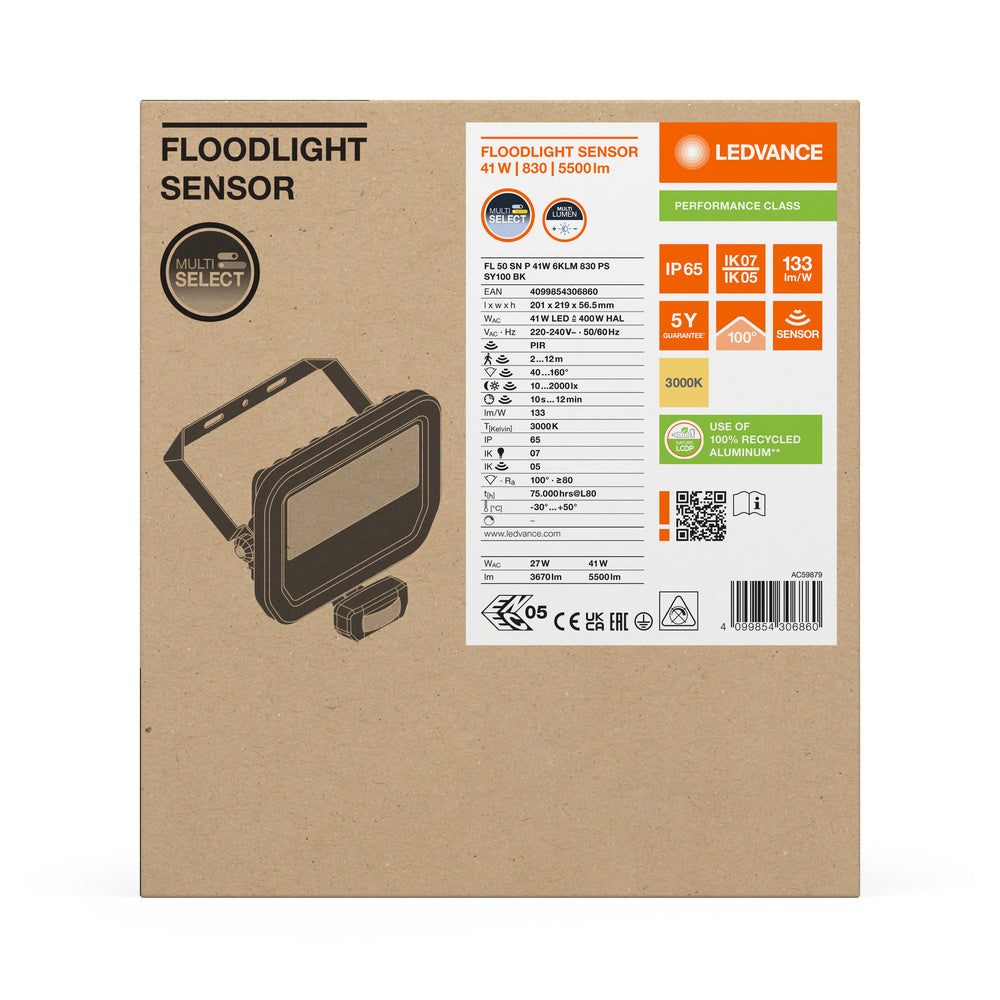 LED reflektor 41W IP65 3000K 100° – vonkajšie LED svietidlo LEDVANCE