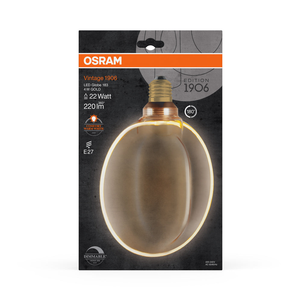 LED stropné svietidlo 4W IP20 1800K 330° – stropné LED svietidlo OSRAM