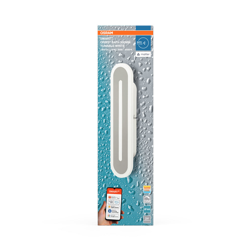 LED nástenné svietidlo 13W IP44 6500K 200° – nástenné LED svietidlo OSRAM