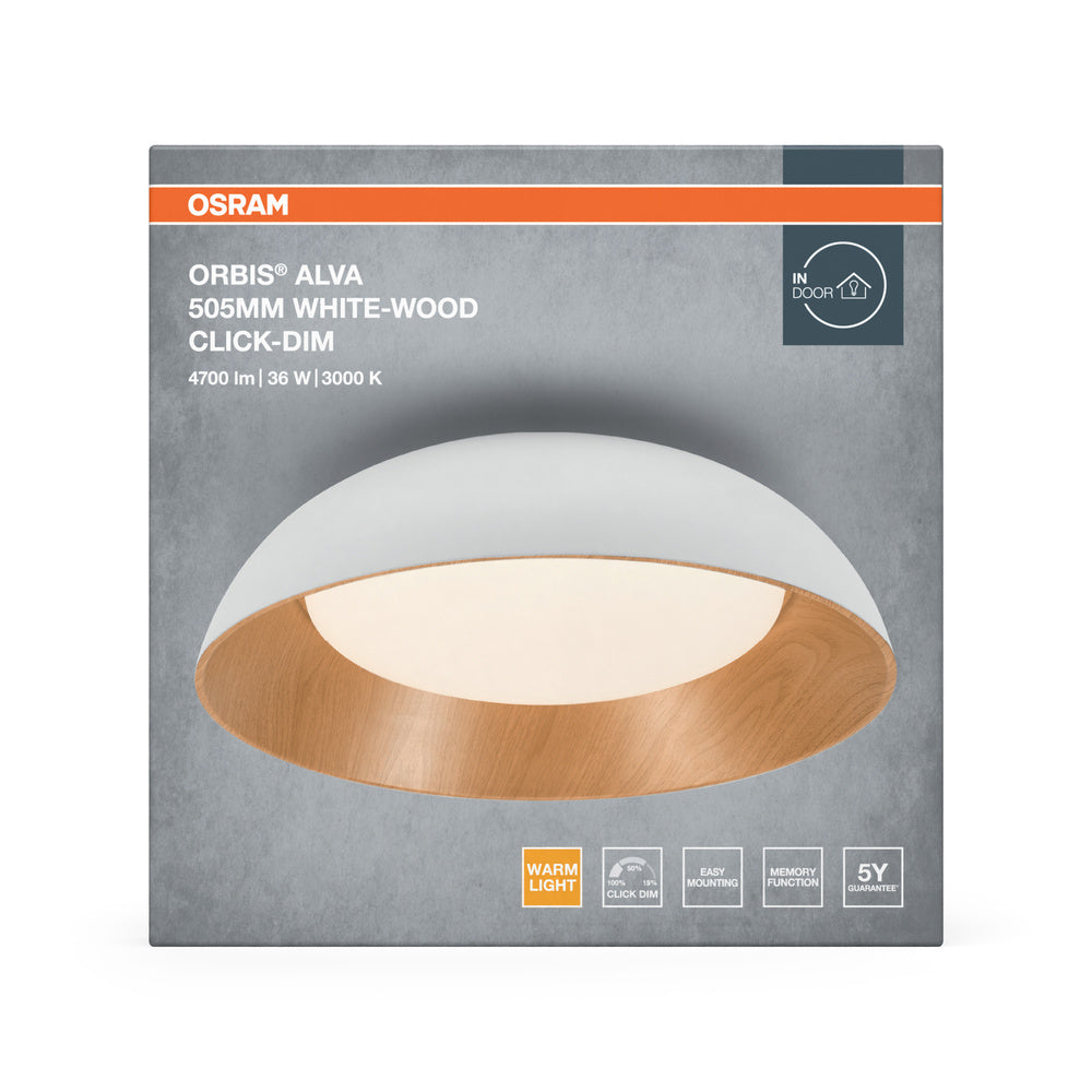 LED stropné svietidlo 36W IP20 3000K 120° – stropné LED svietidlo OSRAM