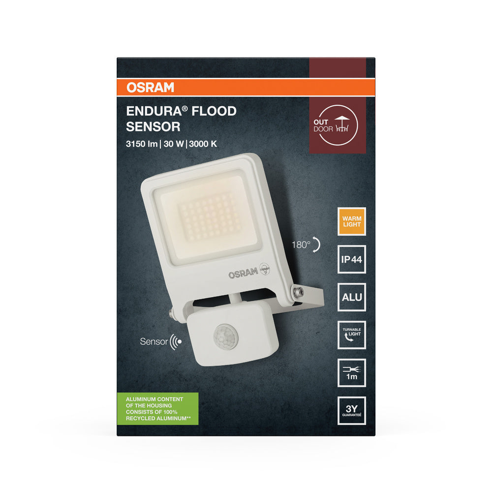 LED reflektor 30W IP44 3000K 110° – vonkajšie LED svietidlo OSRAM