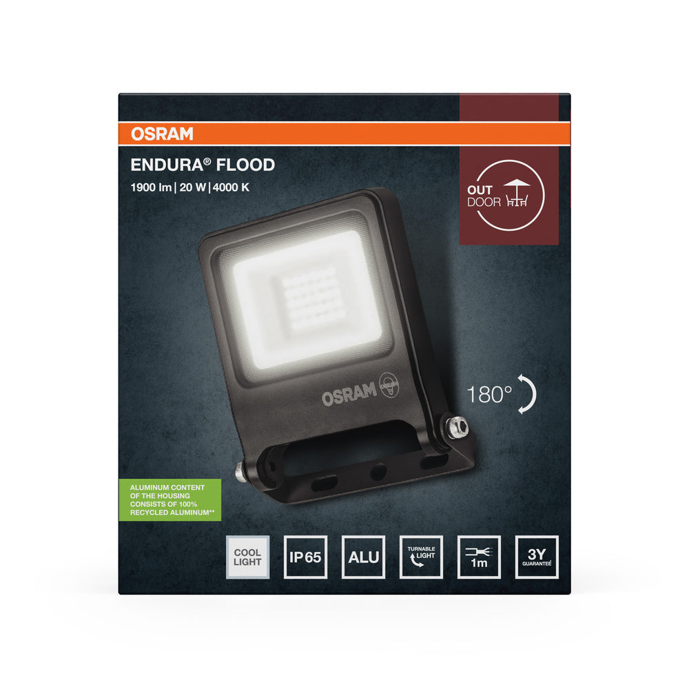 LED reflektor 20W IP65 4000K 110° – vonkajšie LED svietidlo OSRAM
