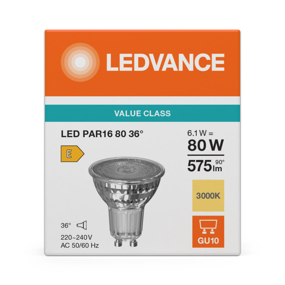LED downlight 6.1W IP20 3000K 36° – zápustné LED svietidlo LEDVANCE