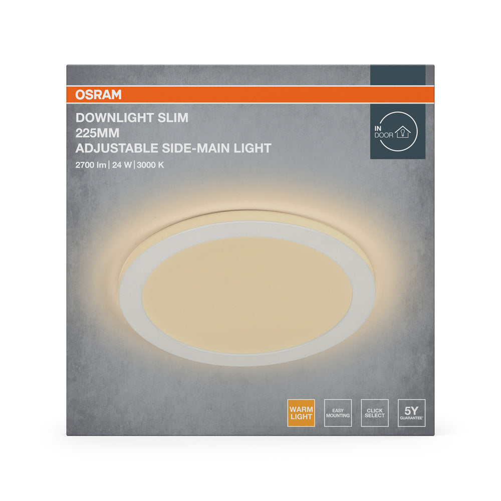 LED downlight 24W IP20 3000K 120° – zápustné LED svietidlo OSRAM
