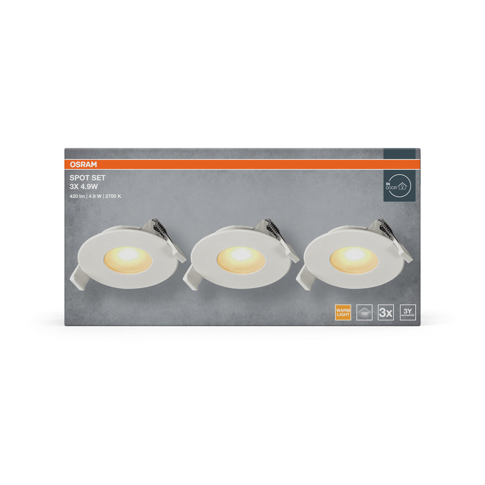 LED stropné svietidlo 4.90W IP20 2700K 120° – stropné LED svietidlo OSRAM