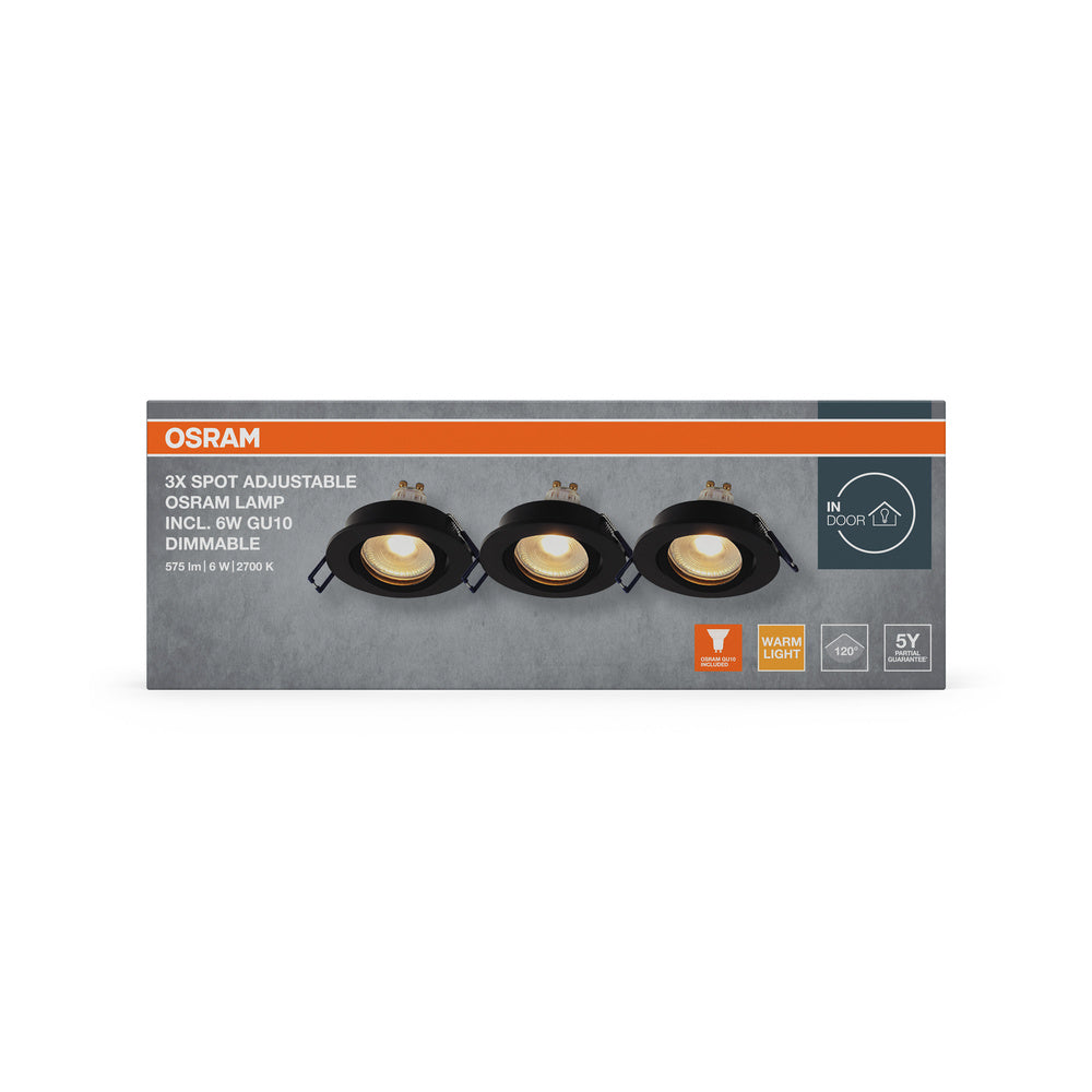 LED downlight 6W IP20 2700K 120° – zápustné LED svietidlo OSRAM