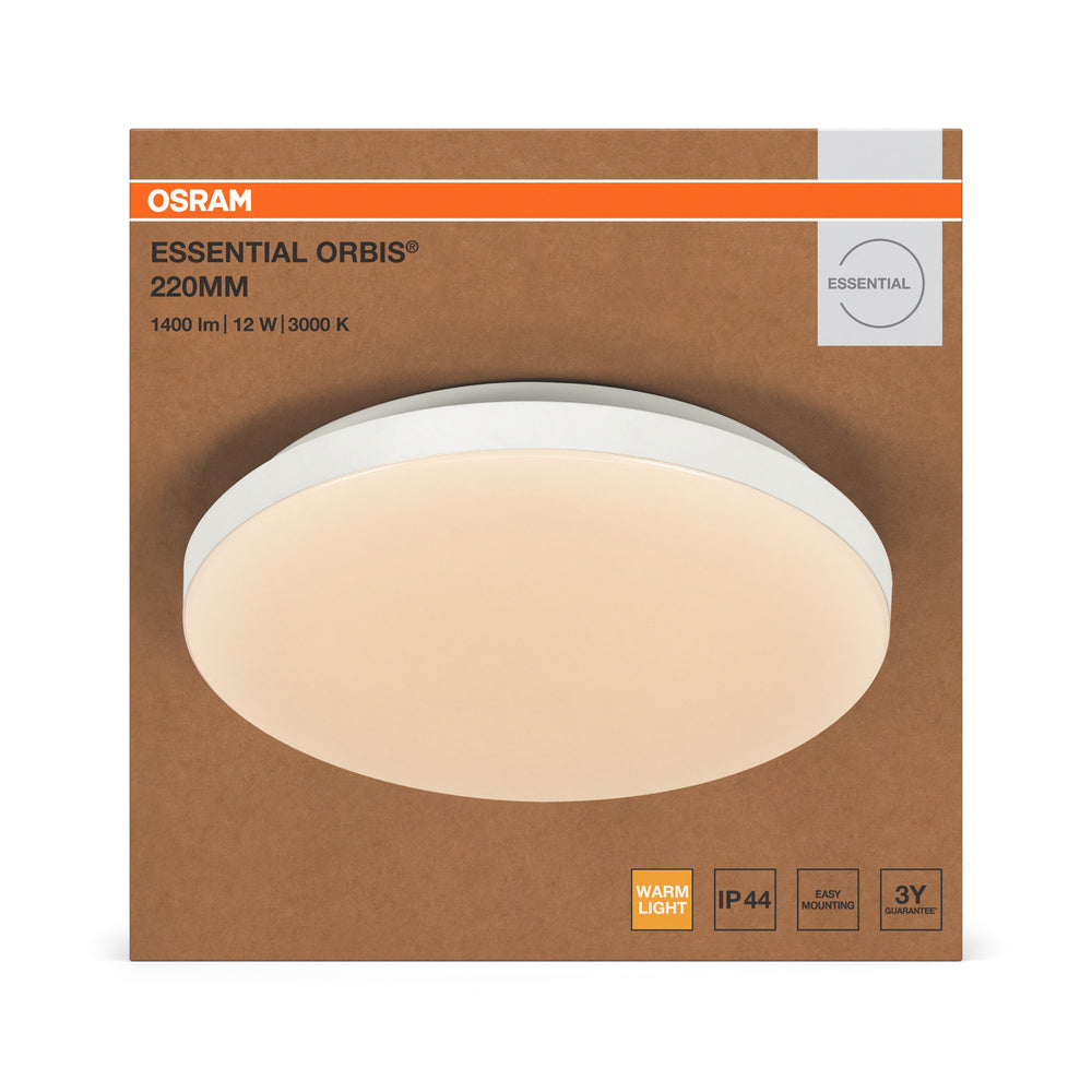 LED stropné svietidlo 12W IP44 3000K 120° – stropné LED svietidlo OSRAM