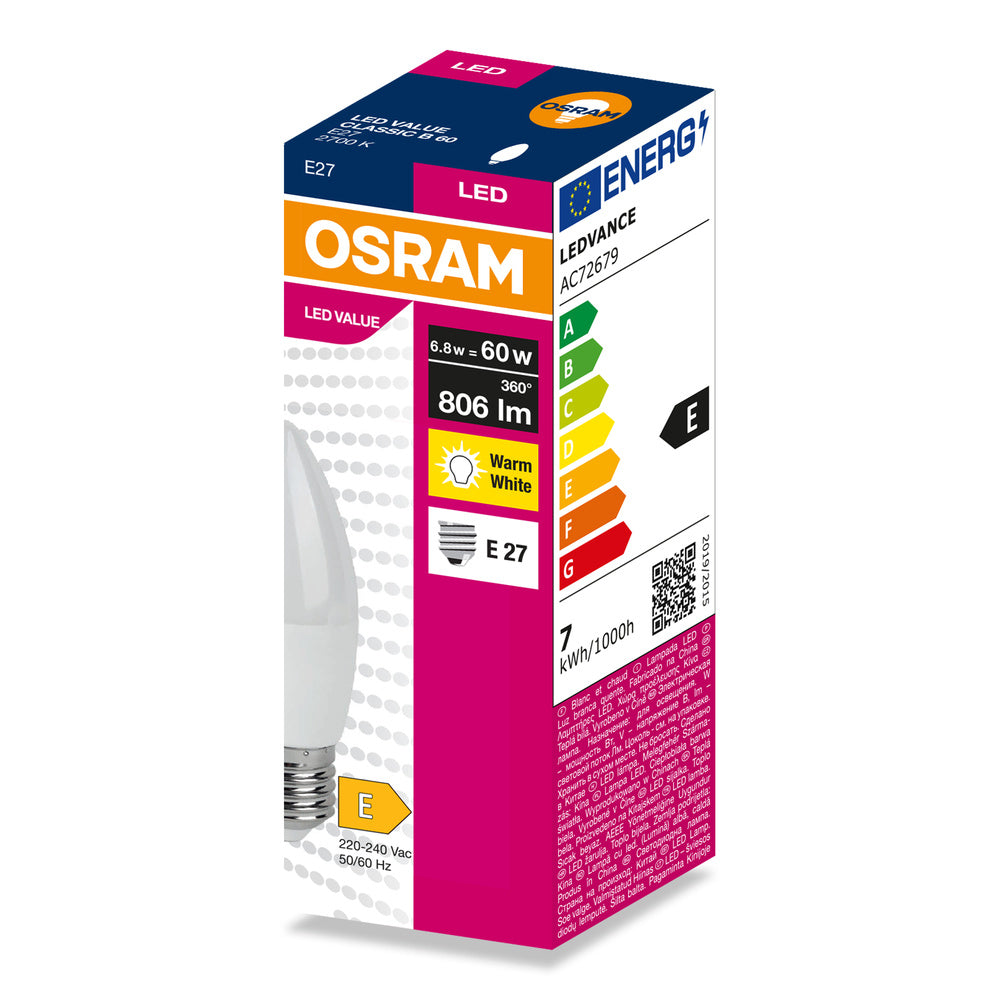 LED stropné svietidlo 6.8W IP20 2700K 220° – stropné LED svietidlo OSRAM