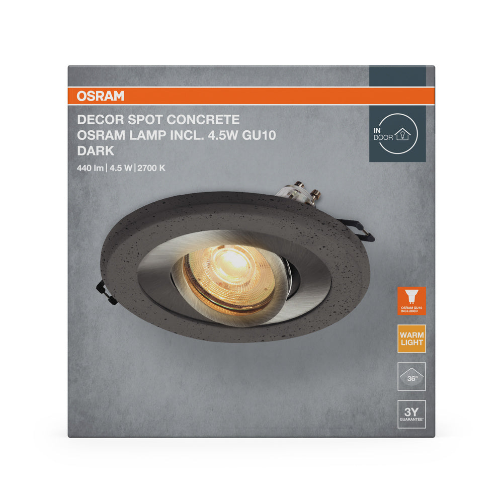 LED downlight 4.50W IP20 2700K 36° – zápustné LED svietidlo OSRAM
