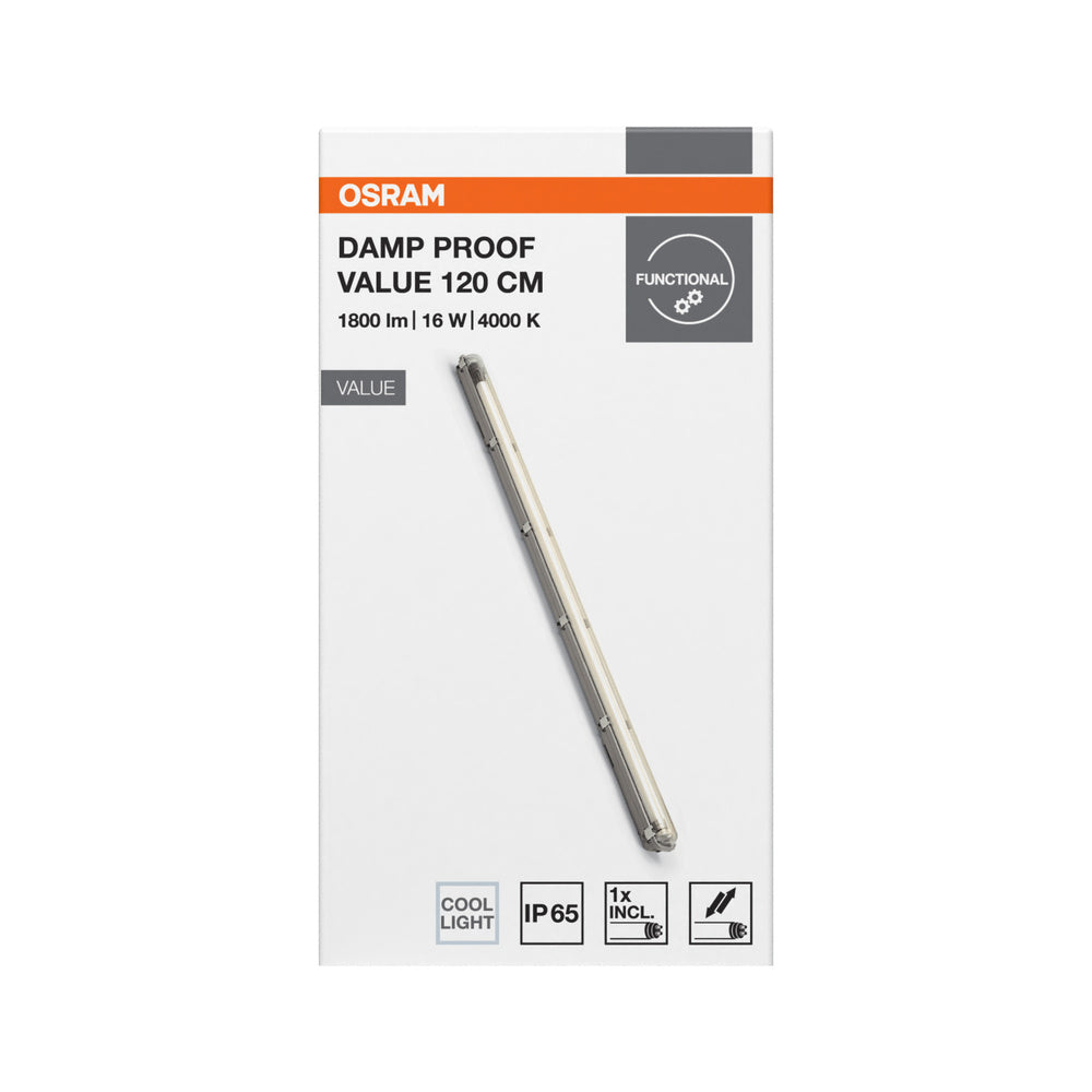 LED prachotesné svietidlo 16W IP65 4000K 130° – priemyselné prachotesné svietidlo OSRAM