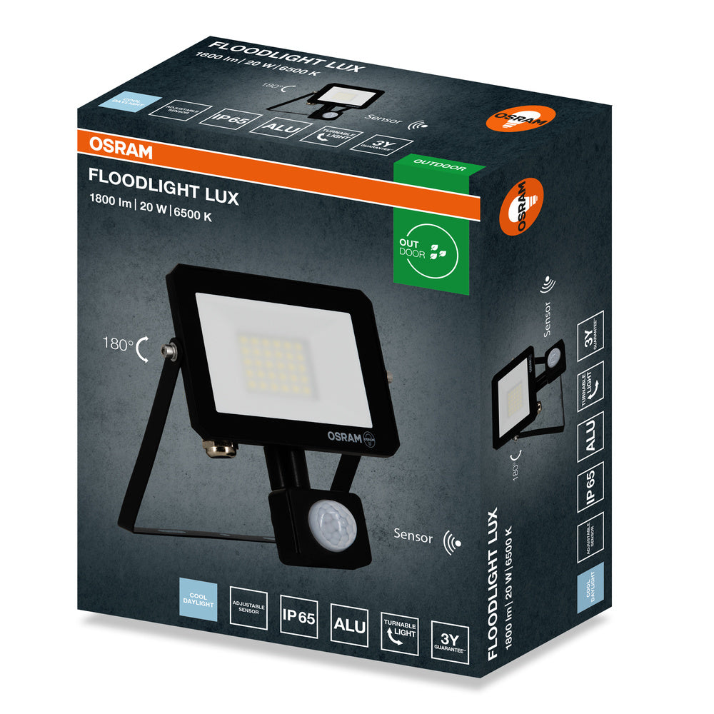 LED reflektor 20W IP65 6500K 105° – vonkajšie LED svietidlo OSRAM