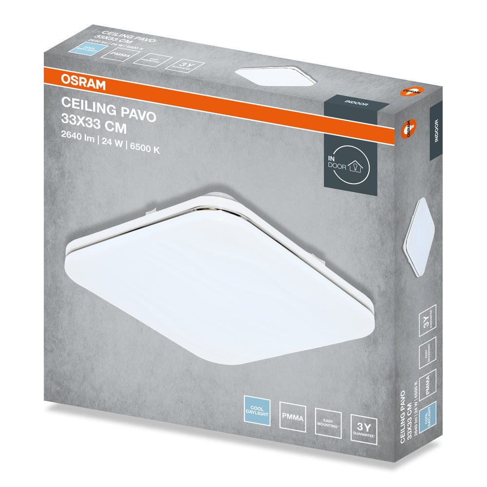 LED stropné svietidlo 24W IP20 6500K 120° – stropné LED svietidlo OSRAM