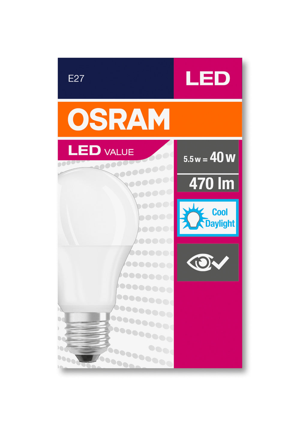LED stropné svietidlo 4.9W IP20 6500K 200° – stropné LED svietidlo OSRAM