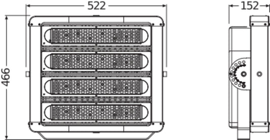 LED reflektor 400W IP65 4000K 90° – vonkajšie LED svietidlo LEDVANCE