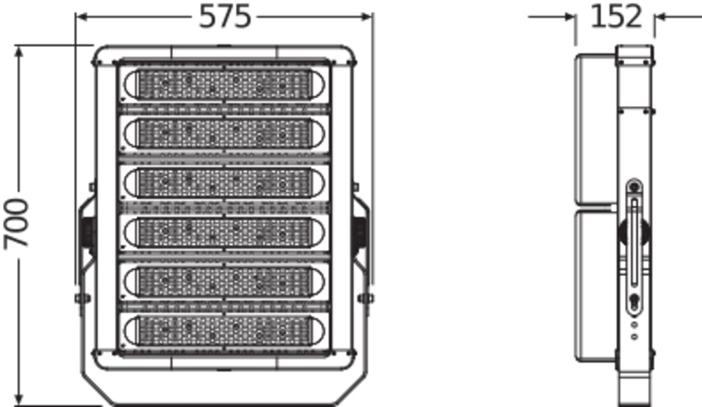 LED reflektor 600W IP65 6500K 40° – vonkajšie LED svietidlo LEDVANCE