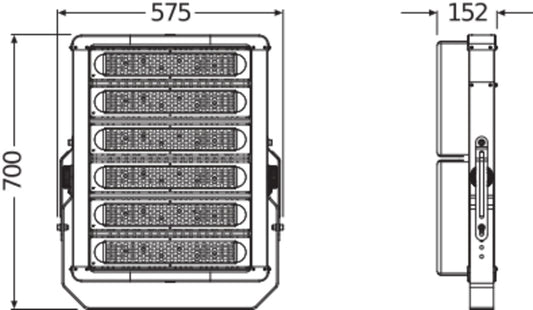 LED reflektor 600W IP65 6500K 40° – vonkajšie LED svietidlo LEDVANCE