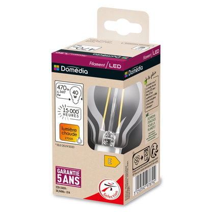 LED stropné svietidlo 4W IP20 2700K 300° – stropné LED svietidlo DOMEDIA