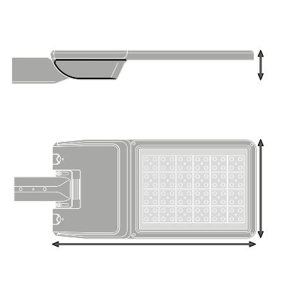 LED pouličné osvetlenie 158W IP66 4000K 35° – pouličné LED svietidlo LEDVANCE