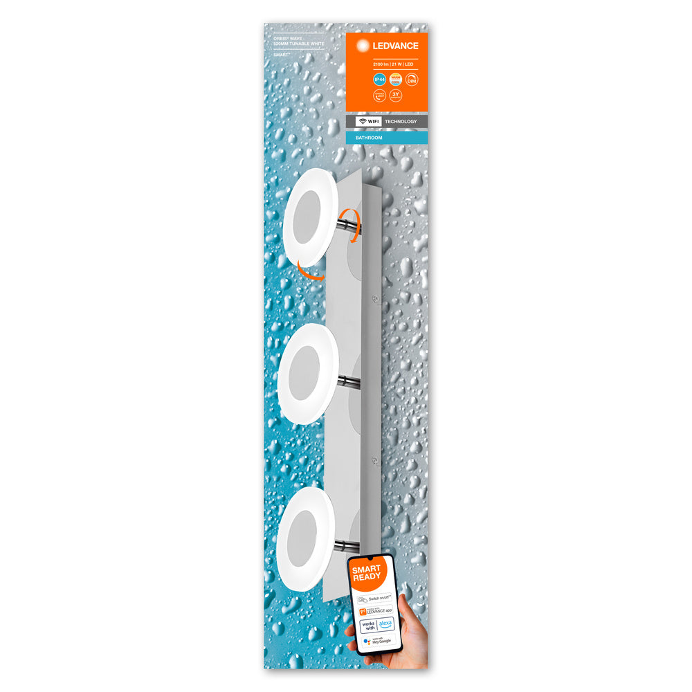 LED nástenné svietidlo 21W IP44 6500K 110° – nástenné LED svietidlo LEDVANCE