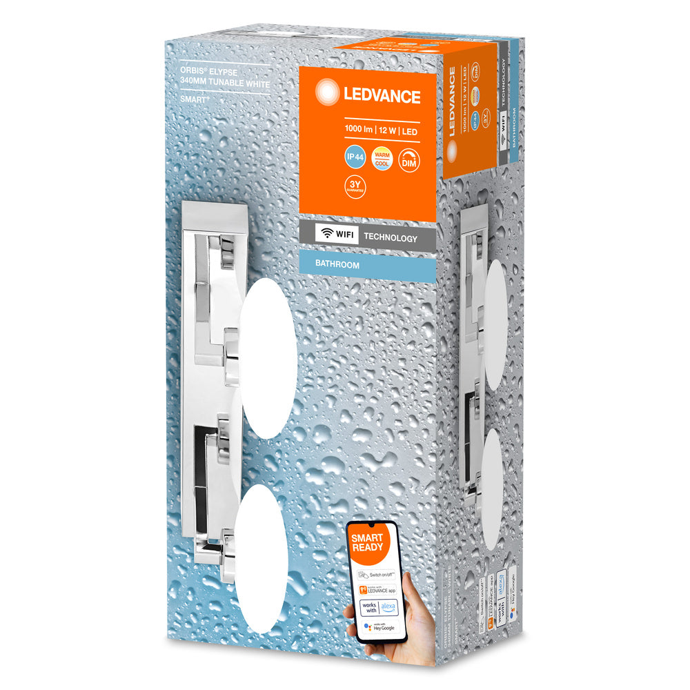LED nástenné svietidlo 12W IP44 6500K 110° – nástenné LED svietidlo LEDVANCE