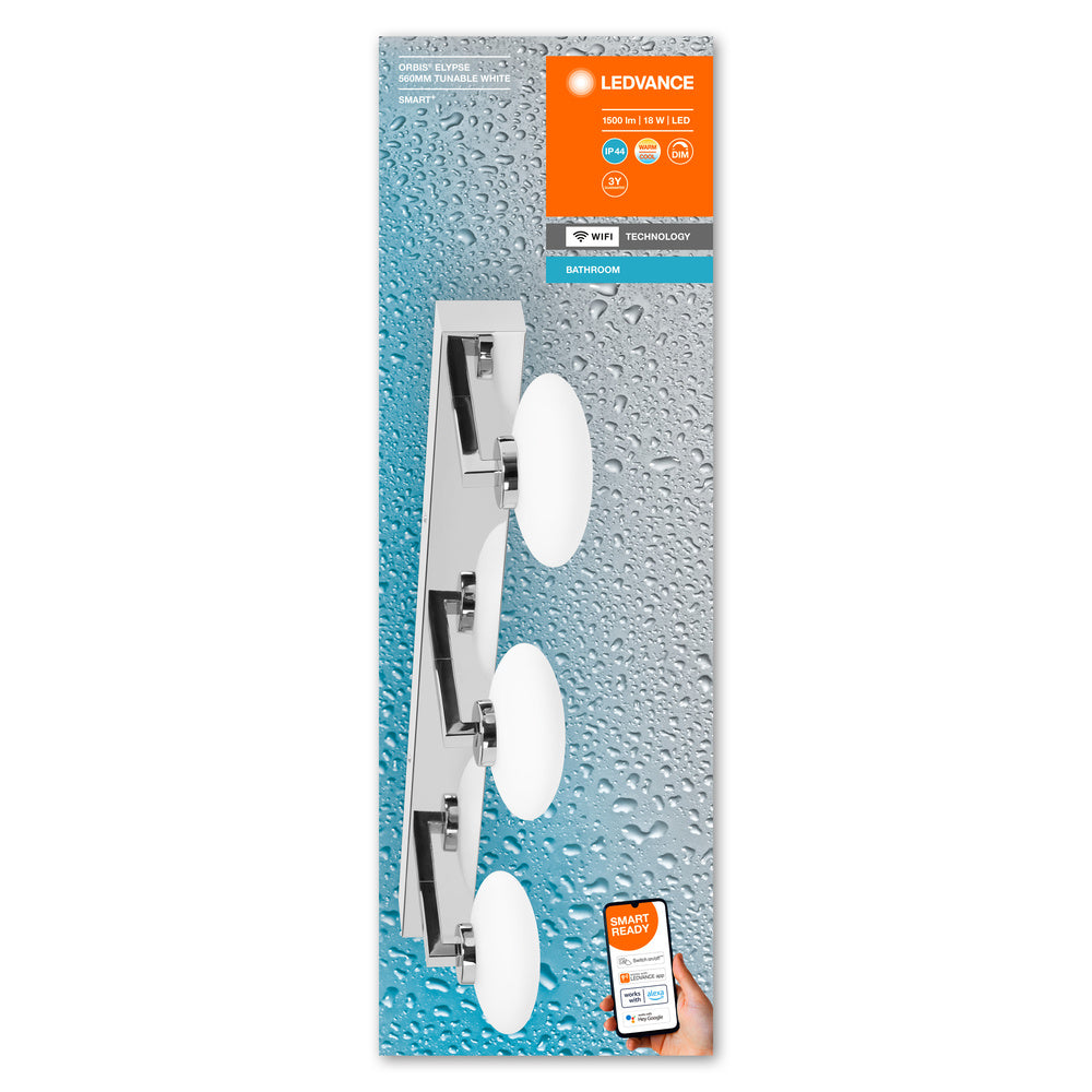 LED nástenné svietidlo 18W IP44 6500K 110° – nástenné LED svietidlo LEDVANCE