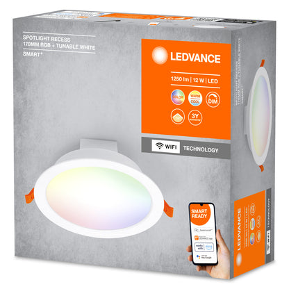 LED downlight 12W IP20 6500K 110° – zápustné LED svietidlo LEDVANCE