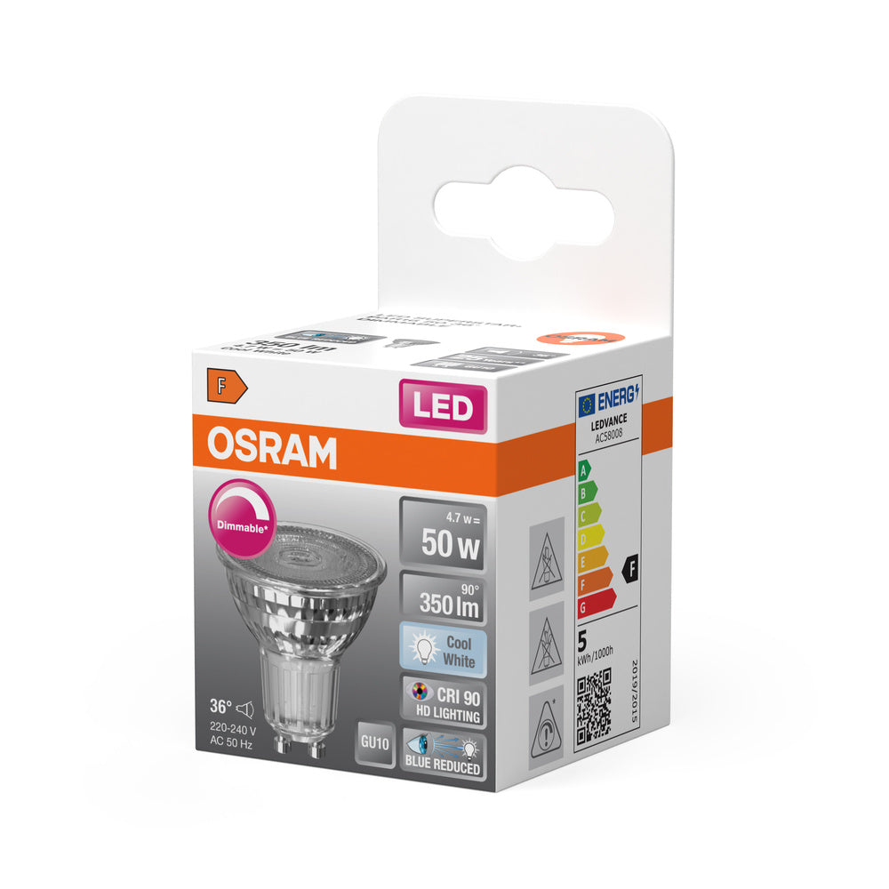 LED downlight 4.7W IP20 4000K 36° – zápustné LED svietidlo OSRAM