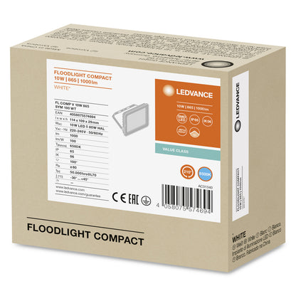 LED reflektor 10W IP65 6500K 100° – vonkajšie LED svietidlo LEDVANCE
