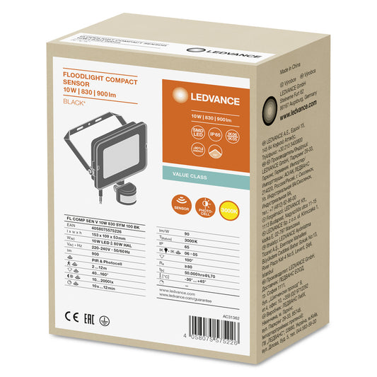 LED reflektor 10W IP65 3000K 100° – vonkajšie LED svietidlo LEDVANCE