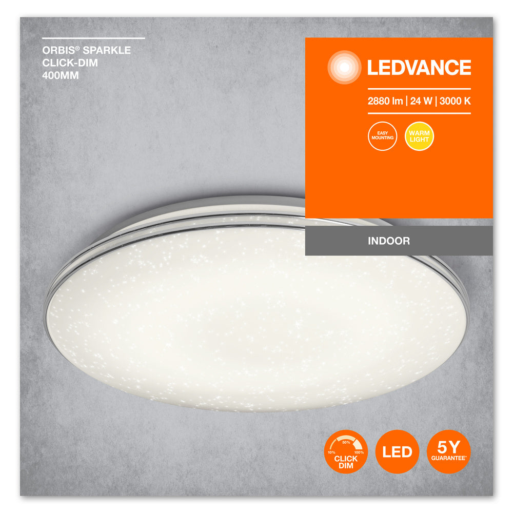 LED stropné svietidlo 24W IP20 3000K 120° – stropné LED svietidlo LEDVANCE