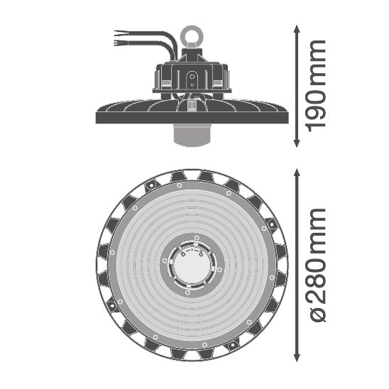 LED High Bay 87W IP65 4000K 110° – priemyselné LED svietidlo LEDVANCE
