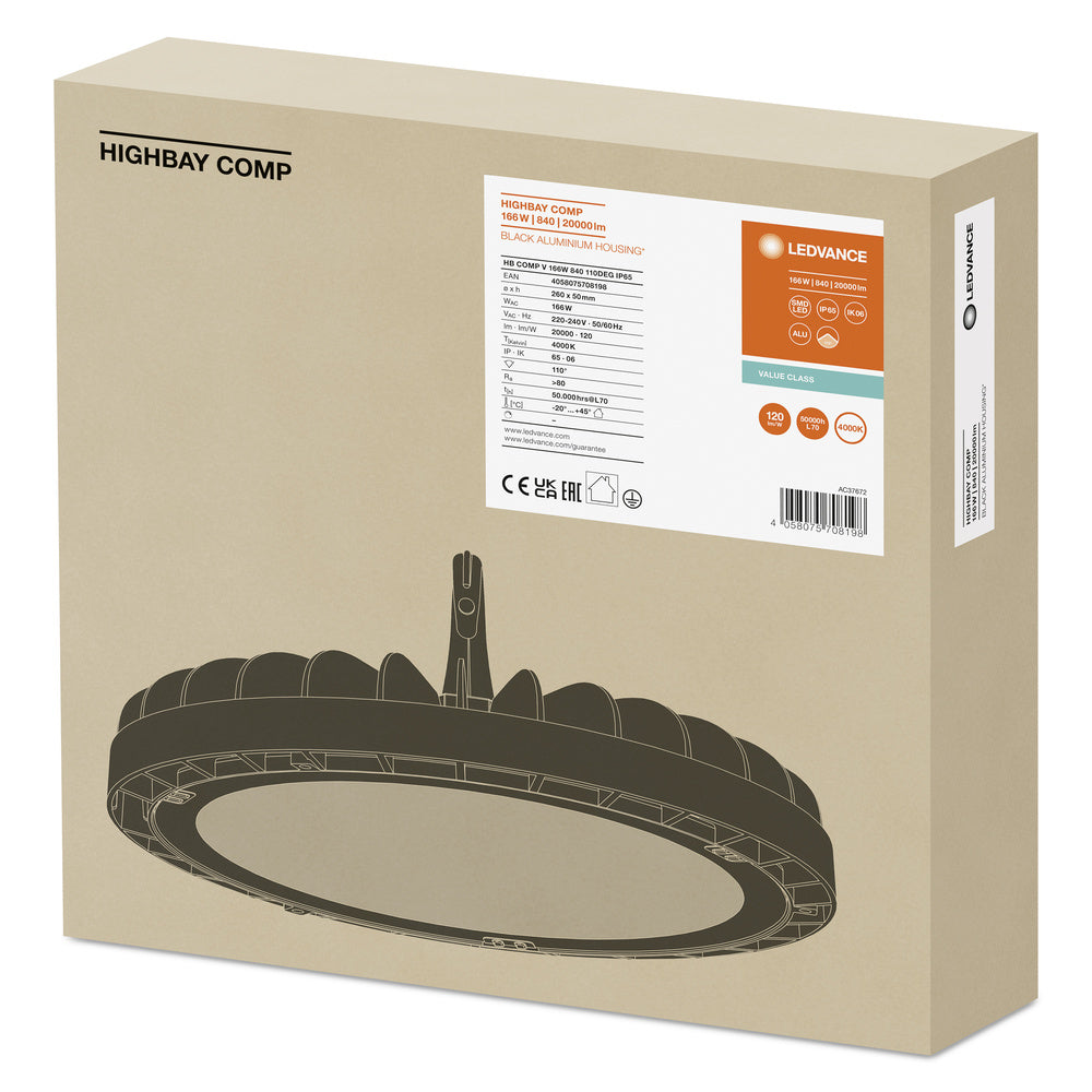 LED High Bay 166W IP65 4000K 110° – priemyselné LED svietidlo LEDVANCE