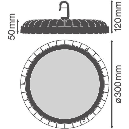 LED High Bay 225W IP65 4000K 110° – priemyselné LED svietidlo LEDVANCE
