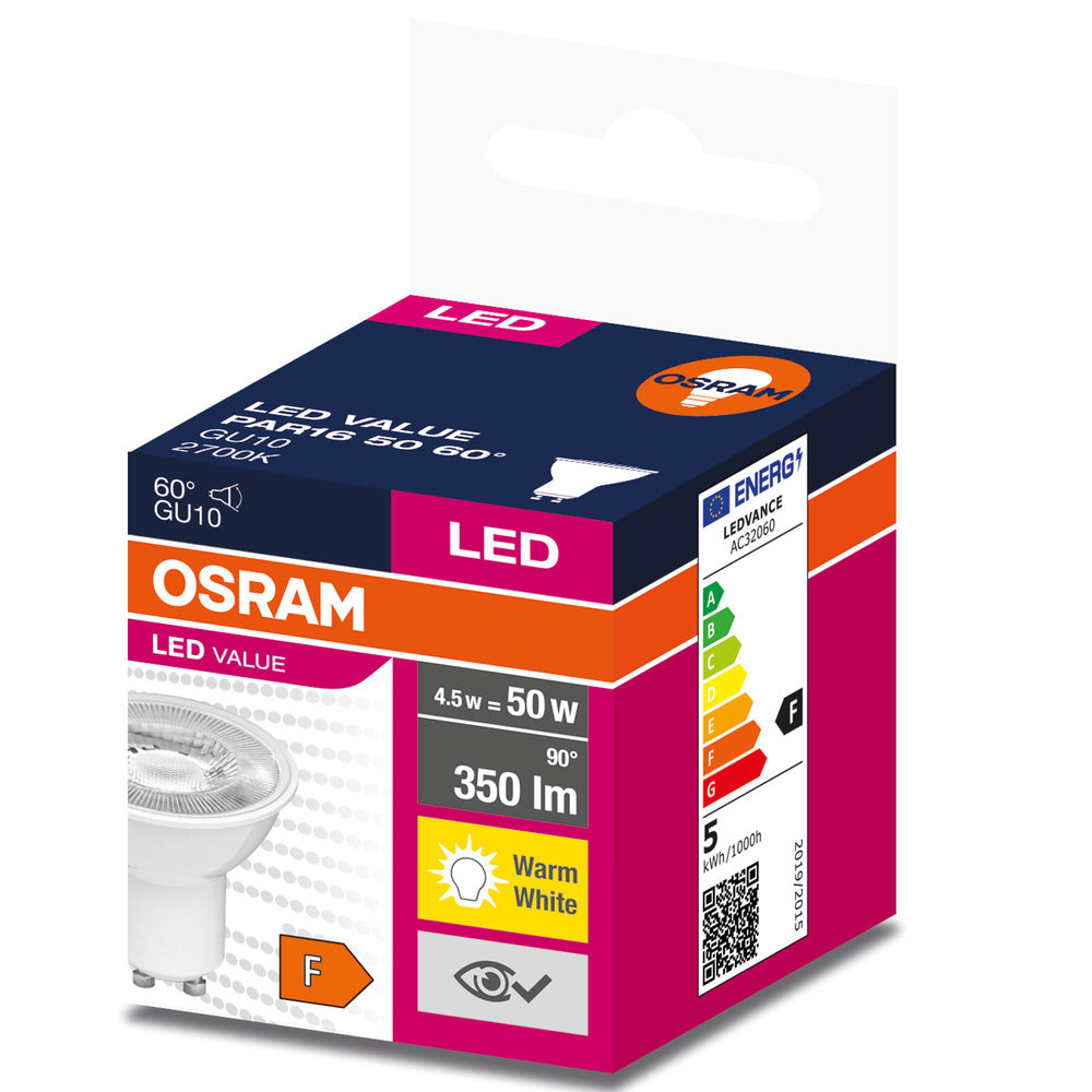 LED downlight 4.5W IP20 2700K 60° – zápustné LED svietidlo OSRAM