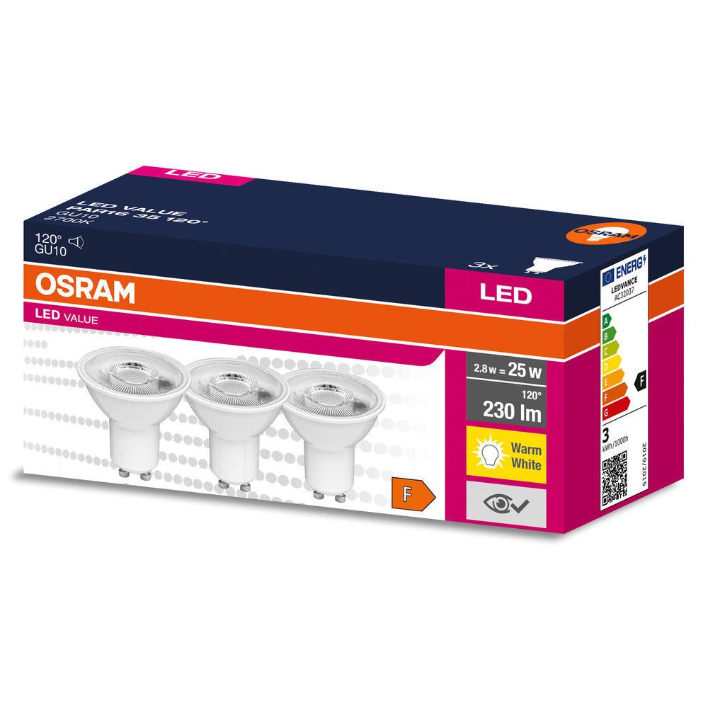 LED downlight 2.8W IP20 2700K 120° – zápustné LED svietidlo OSRAM