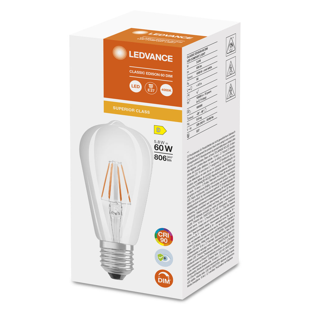 LED stropné svietidlo 5.8W IP20 4000K 300° – stropné LED svietidlo LEDVANCE