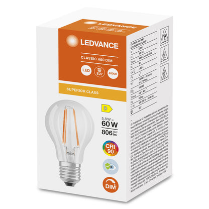 LED stropné svietidlo 5.8W IP20 4000K 300° – stropné LED svietidlo LEDVANCE