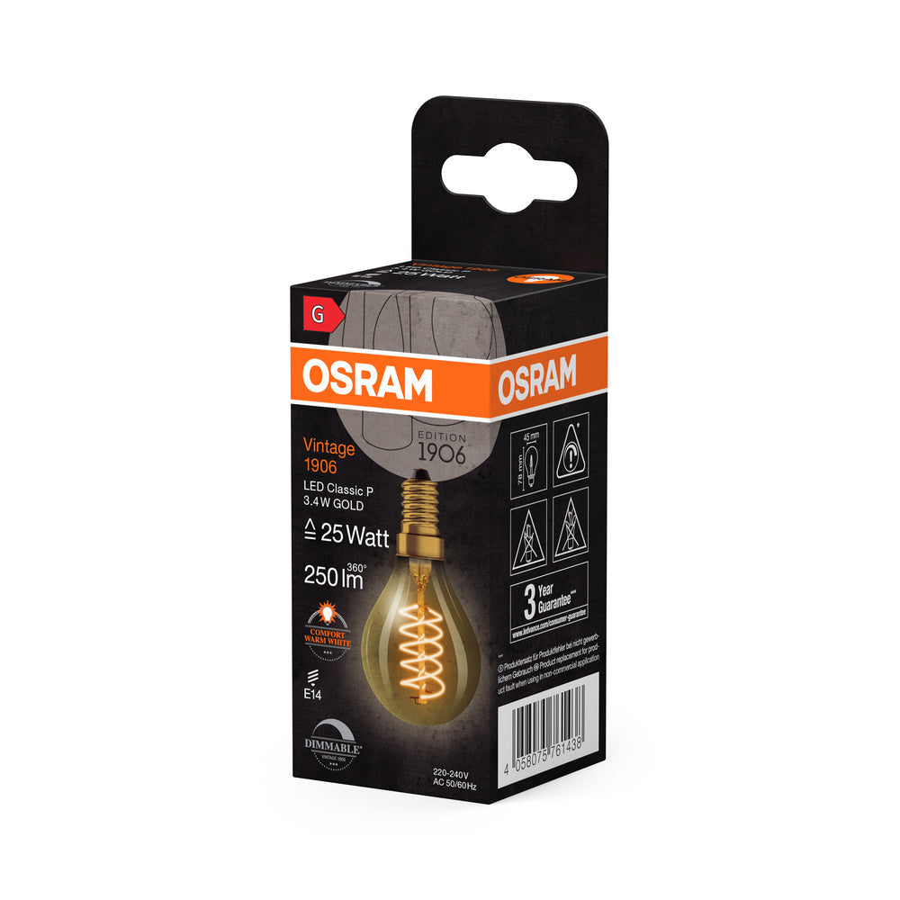 LED stropné svietidlo 3.4W IP20 2200K 320° – stropné LED svietidlo OSRAM