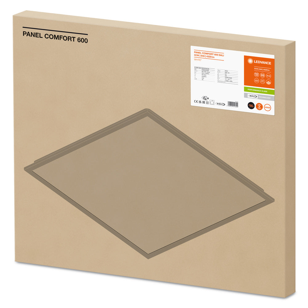 LED panel 33W IP40 4000K 110° – LED stropný panel LEDVANCE