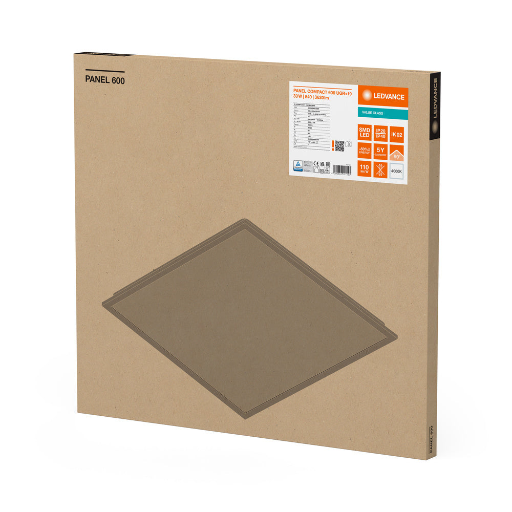 LED panel 33W IP40 4000K 90° – LED stropný panel LEDVANCE