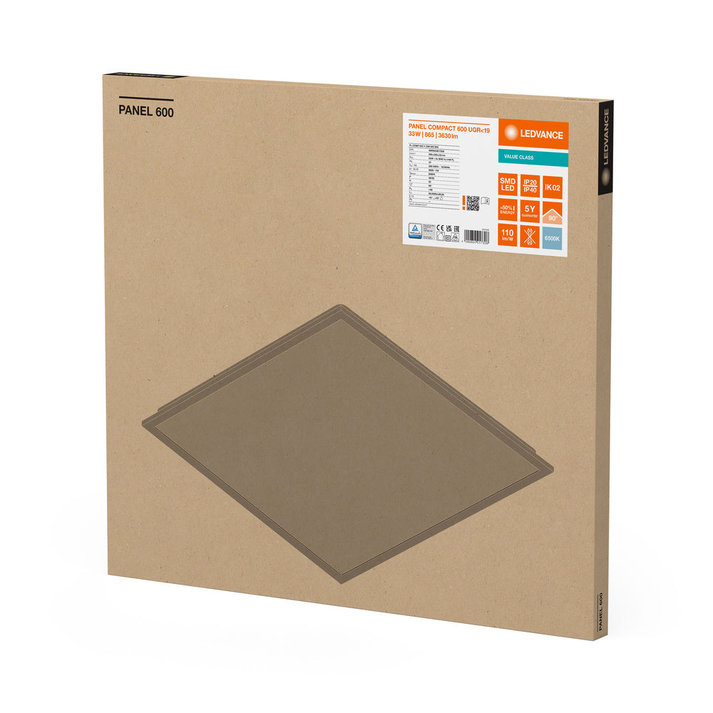 LED panel 33W IP40 6500K 90° – LED stropný panel LEDVANCE