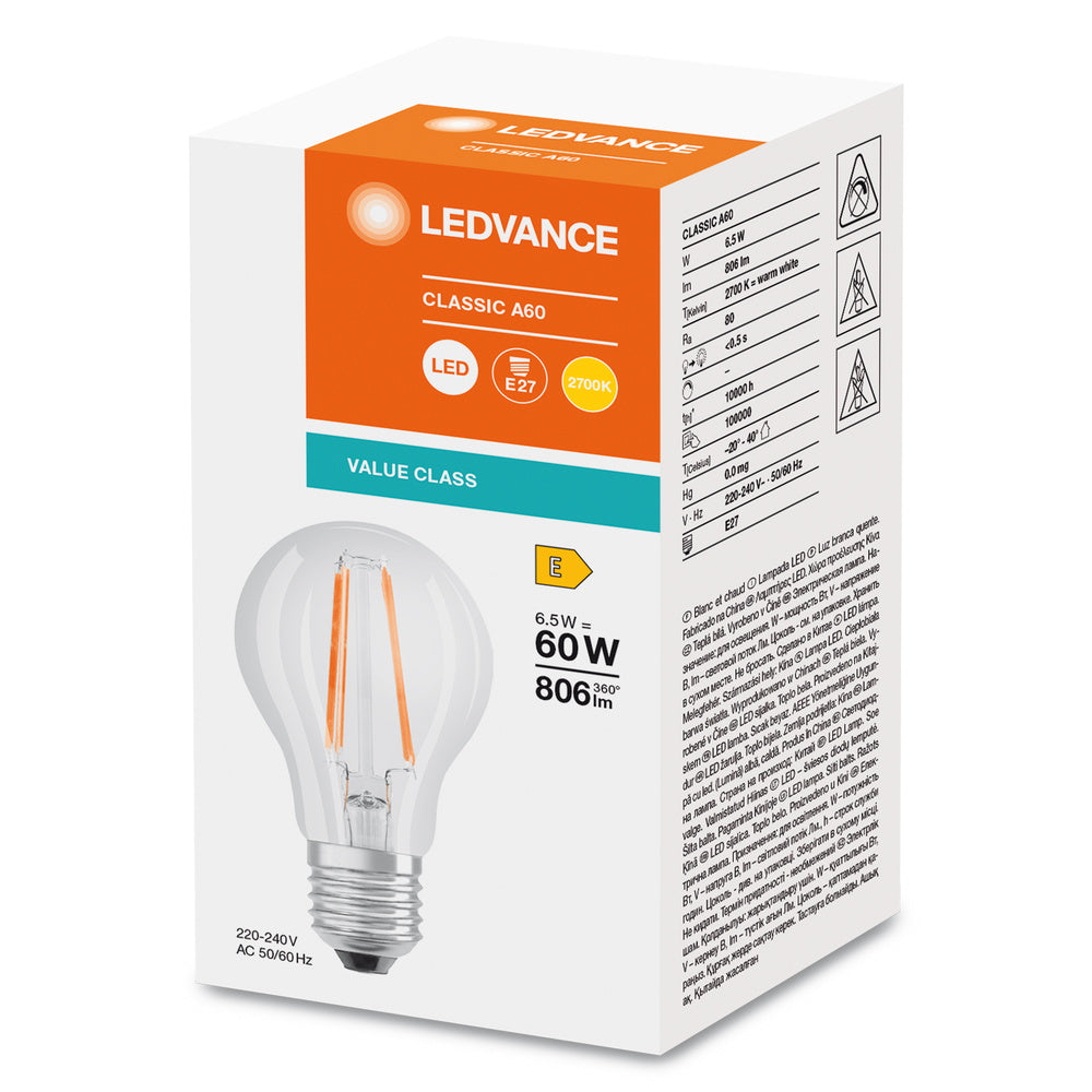 LED stropné svietidlo 6.5W IP20 2700K 300° – stropné LED svietidlo LEDVANCE