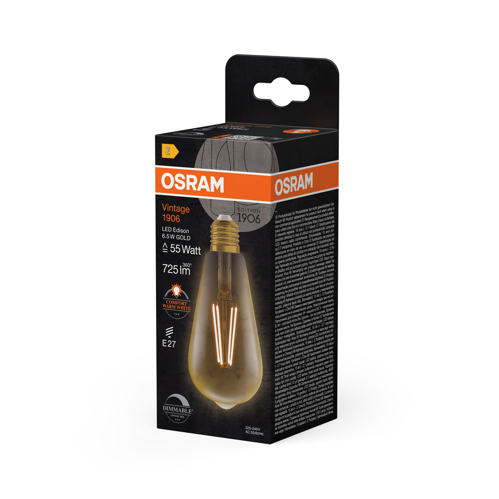 LED stropné svietidlo 6.5W IP20 2400K 300° – stropné LED svietidlo OSRAM