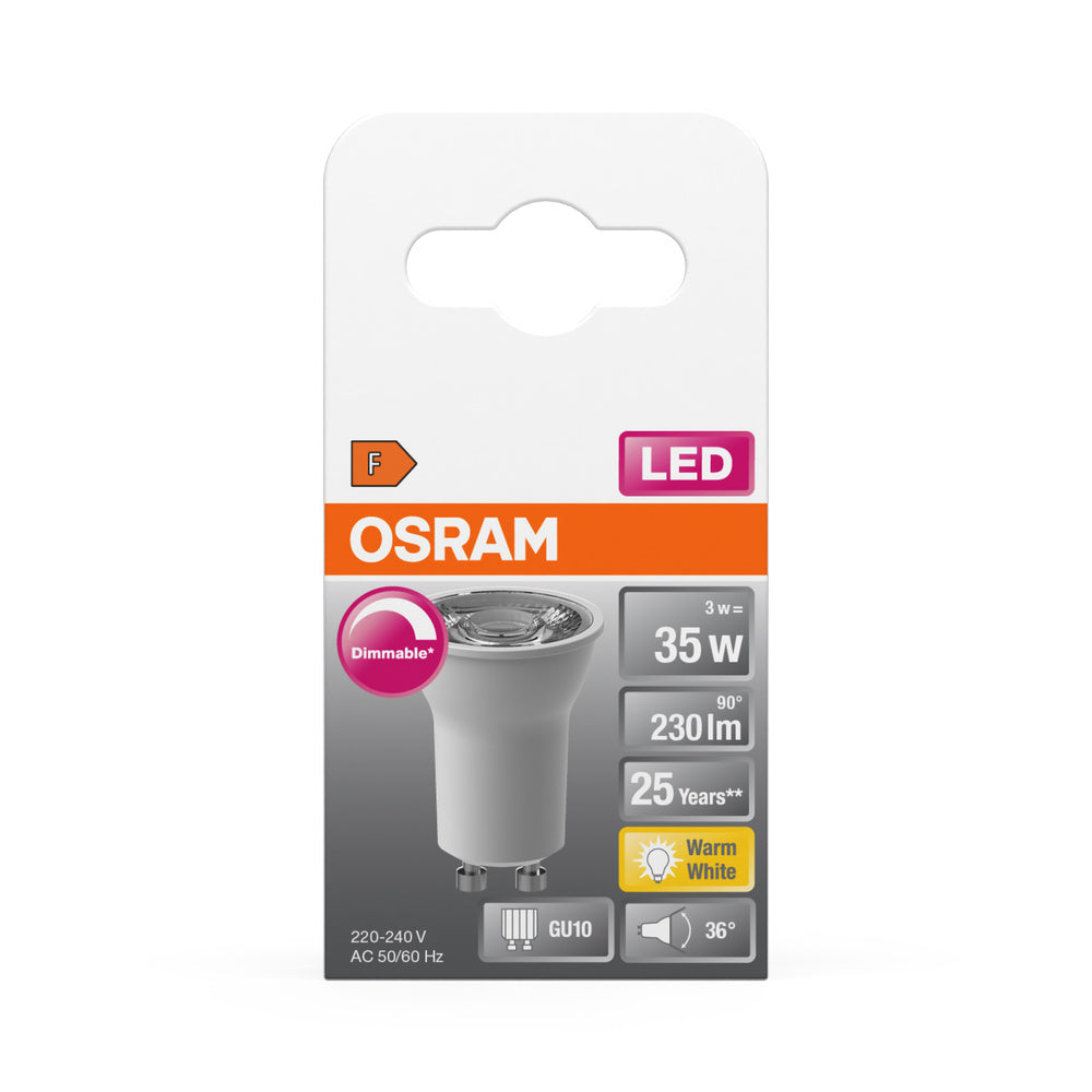 LED downlight 3W IP20 2700K 36° – zápustné LED svietidlo OSRAM