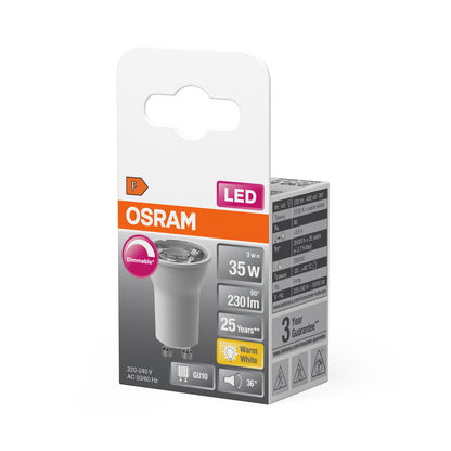 LED downlight 3W IP20 2700K 36° – zápustné LED svietidlo OSRAM